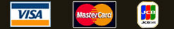 VISA　MasterCard　JCB